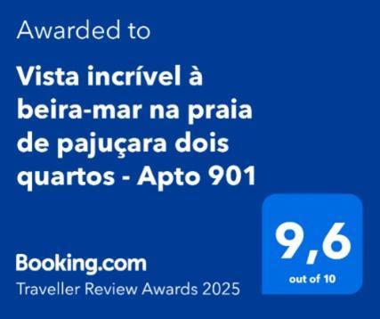 Exclusividade Com Vista Incrivel A Beira-Mar Na Praia De Pajucara Dois Quartos - Apto 901 Maceió Εξωτερικό φωτογραφία